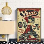 affiche rockabilly vintage