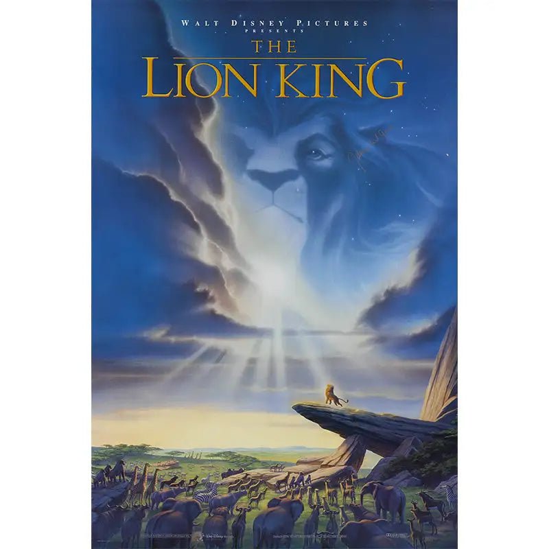 affiche-roi-lion-disney affiche roi lion disney