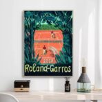 affiche roland garros vintage