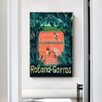 affiche roland garros vintage