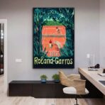 affiche roland garros vintage
