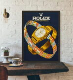 affiche rolex vintage