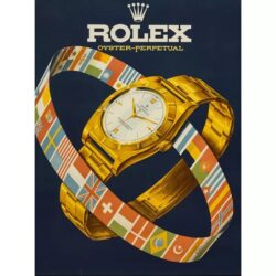 affiche rolex vintage