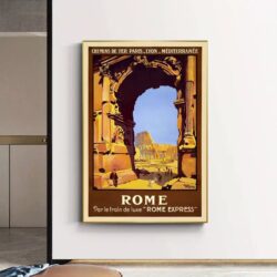 affiche rome vintage