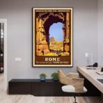 affiche rome vintage