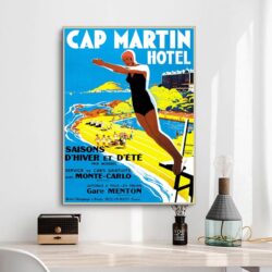 affiche roquebrune cap martin