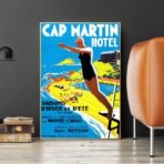 affiche roquebrune cap martin