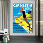 affiche roquebrune cap martin