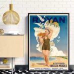 affiche royan vintage