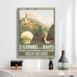 affiche saint gervais les bains