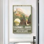 affiche saint gervais les bains