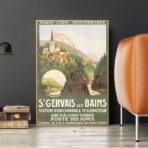 affiche saint gervais les bains