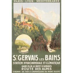 affiche saint gervais les bains
