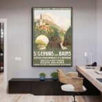affiche saint gervais les bains