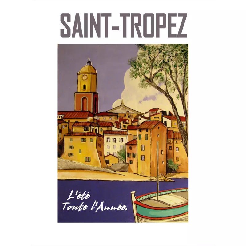 poster saint tropez vintage poster saint tropez vintage