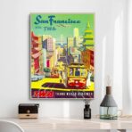 affiche san francisco vintage