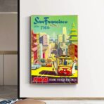 affiche san francisco vintage