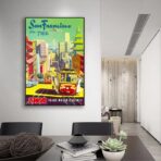 affiche san francisco vintage