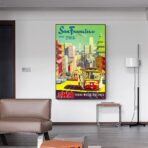 affiche san francisco vintage
