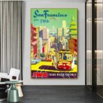 affiche san francisco vintage