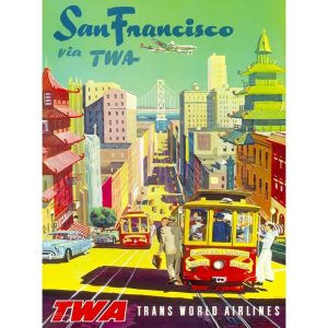 affiche san francisco vintage