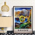 affiche savoie vintage