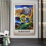 affiche savoie vintage