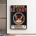 affiche savon le chat