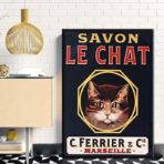 affiche savon le chat