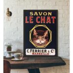 affiche savon le chat