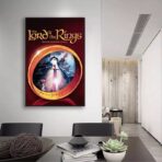 affiche seigneur des anneaux vintage