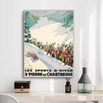 affiche ski vintage