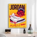 affiche sneakers vintage