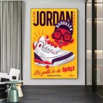 affiche sneakers vintage