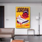affiche sneakers vintage