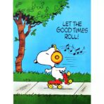 affiche snoopy vintage