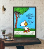 affiche snoopy vintage