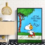 affiche snoopy vintage