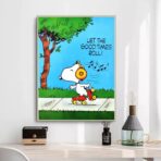affiche snoopy vintage