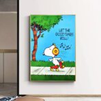 affiche snoopy vintage