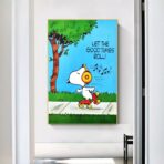 affiche snoopy vintage