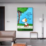 affiche snoopy vintage