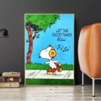 affiche snoopy vintage