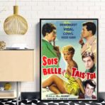 affiche sois belle et tais toi