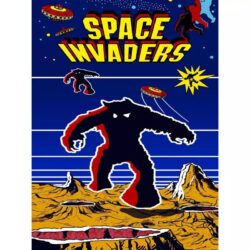 affiche space invaders