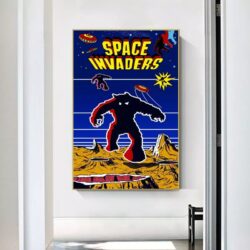 affiche space invaders