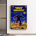 affiche space invaders