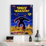 affiche space invaders