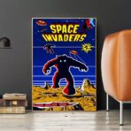 affiche space invaders