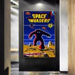 affiche space invaders